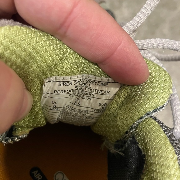 Merrell Siren Sport Gore-Tex waterproof Lace Up Vibram Sole Hiking Shoes Sz 6 - Picture 5 of 6